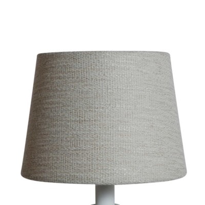Lampskärm Rustik linne rund 16x20x15 beige
