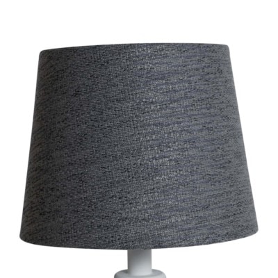 Lampskärm Rustik linne rund 22x28x22