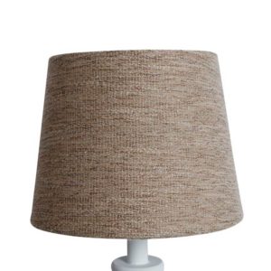 Lampskärm Rustik linne rund 22x28x22