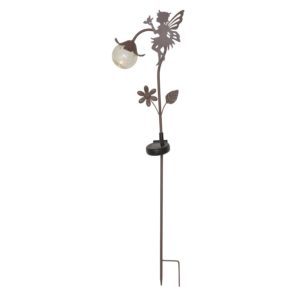 Solcellsdekoration Älva och blomma