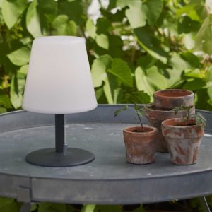 Bordslampa för utomhusbruk 26cm med USB laddning