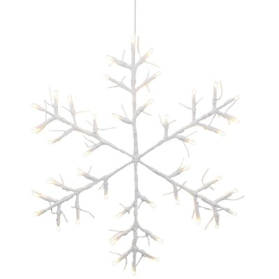 Dekorativ snöflinga för utomhusbruk 52cm 42 LED