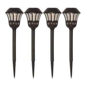 Solcellslampa Gångbelysning Lace 4-pack