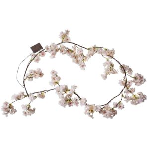 Dekorativ girlang med konstgjorda körsbärsblommor