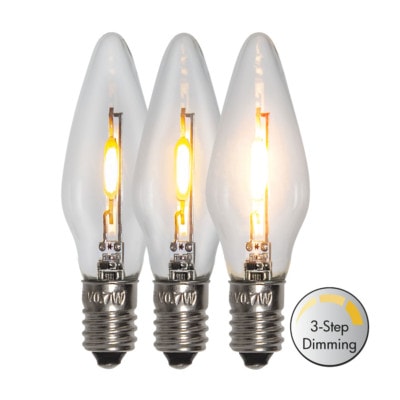 Universal LED Bulb E10 14-55V klar 5-pack dimbar