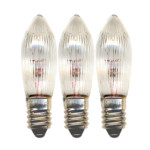 Topplampa E10 12V 2,4W klar 3-pack