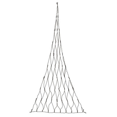 Serie LED triangelformat ljusnät 55 varmvita LED