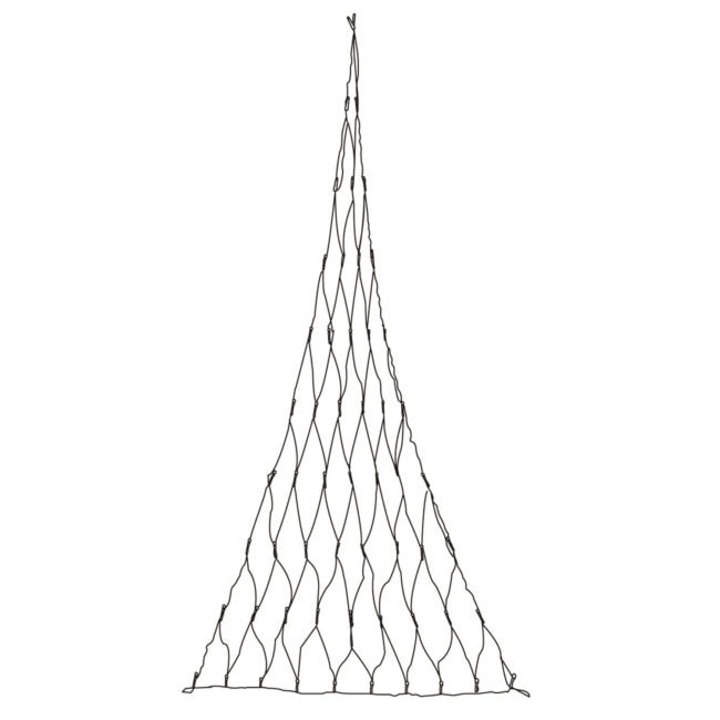 Serie LED triangelformat ljusnät 55 varmvita LED