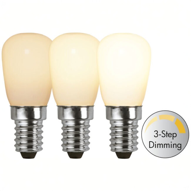 LED-lampa E14 ST26 Opaque Filament RA90 3-step