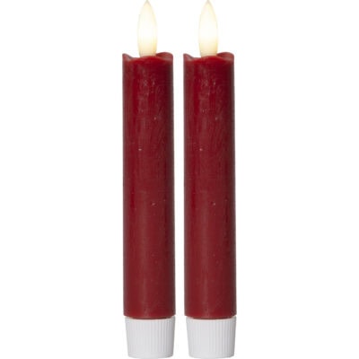 LED Antikljus 2-pack Flamme