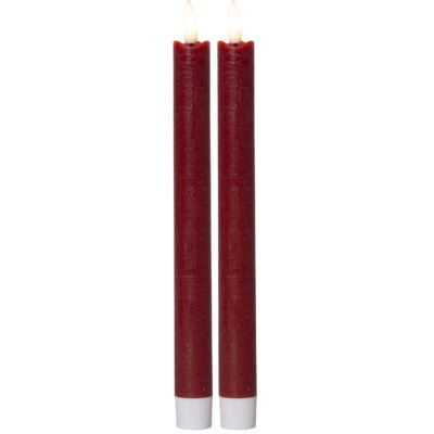 LED Antikljus 2-pack Flamme