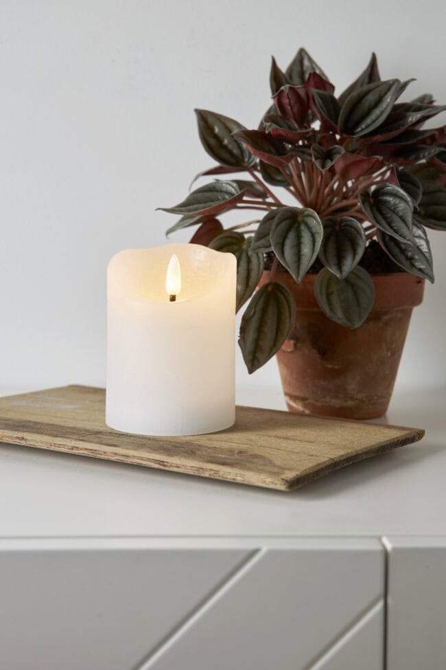 LED Blockljus Flamme Rustic - Bild 5