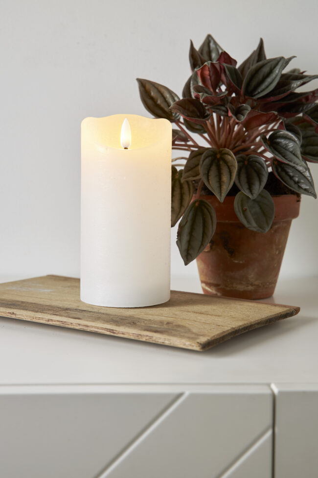 LED Blockljus Flamme Rustic - Bild 5