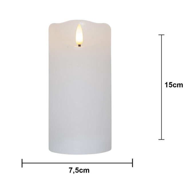 LED Blockljus Flamme Rustic - Bild 9
