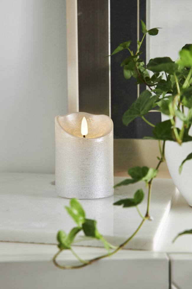 LED Blockljus Flamme Rustic - Bild 5