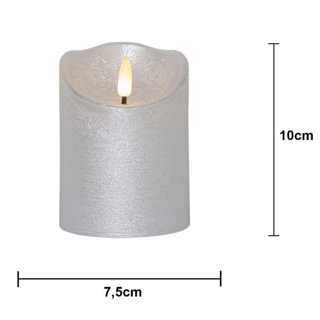 LED Blockljus Flamme Rustic - Bild 7