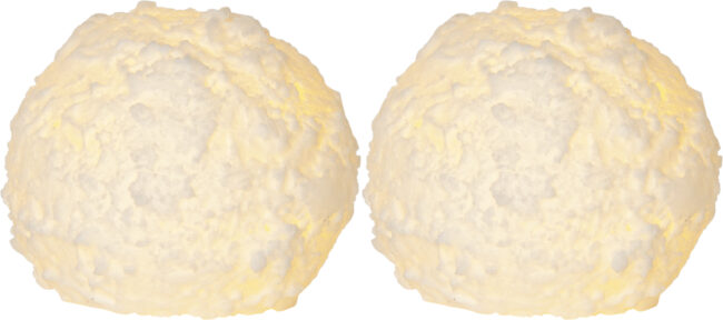 LED Blockljus 2-pack Snowball - Bild 2