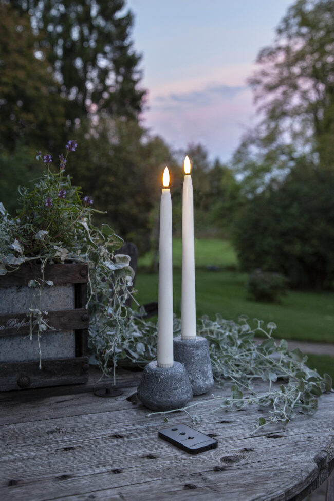 LED Antikljus 2-pack Flamme Slim Outdoor - Bild 8