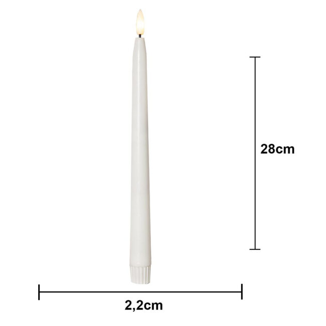 LED Antikljus 2-pack Flamme Slim Outdoor - Bild 10
