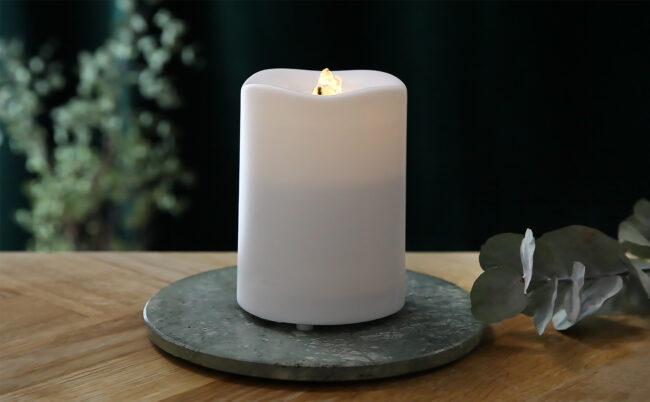 LED Blockljus Water Candle - Bild 2