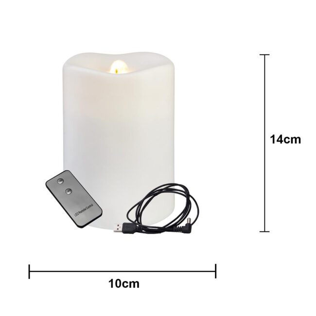 LED Blockljus Water Candle - Bild 13