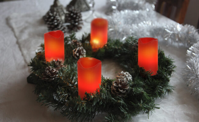 LED Blockljus 4-pack Advent - Bild 4