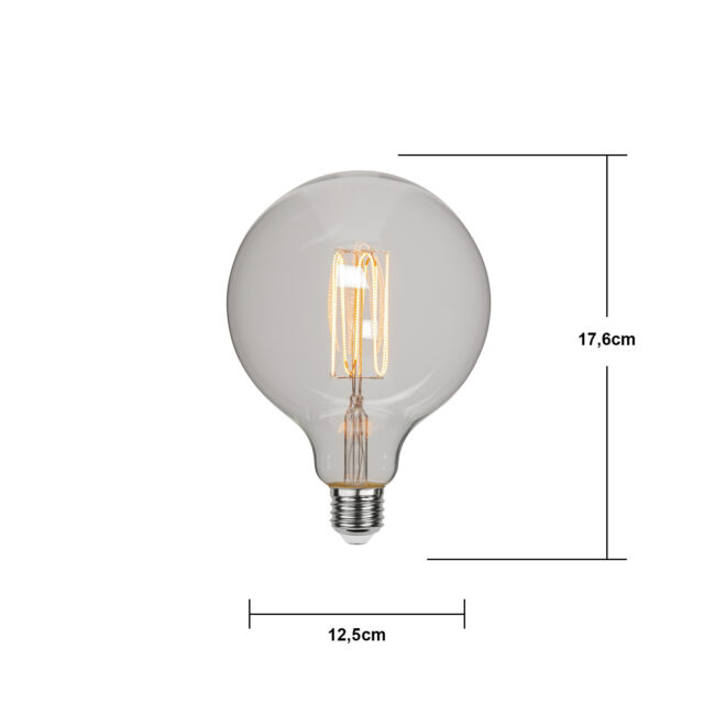 LED-lampa E27 G125 Decoled Grace Clear - Bild 13