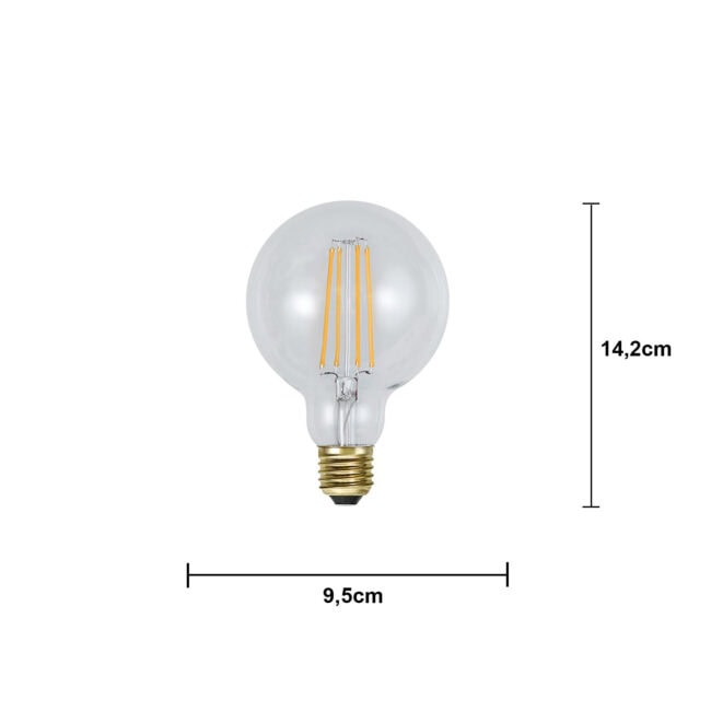 LED-lampa E27 G95 Soft Glow - Bild 10