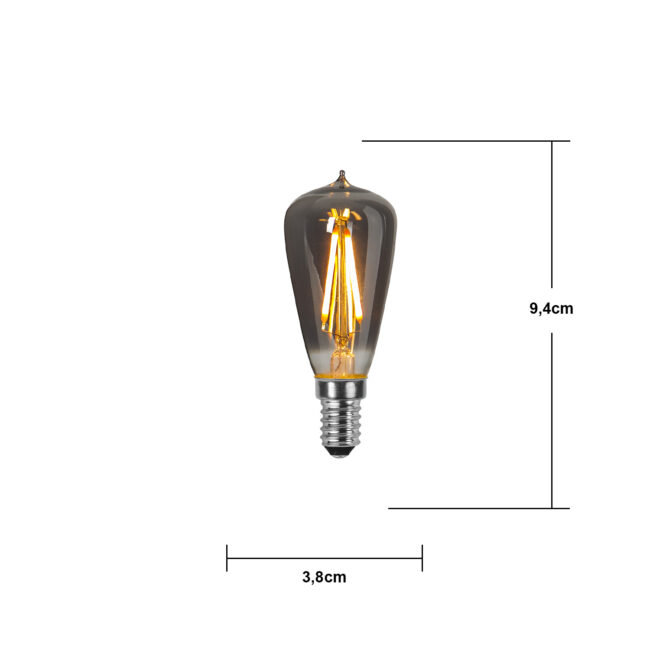 LED-lampa E14 ST38 Decoled Smoke - Bild 17