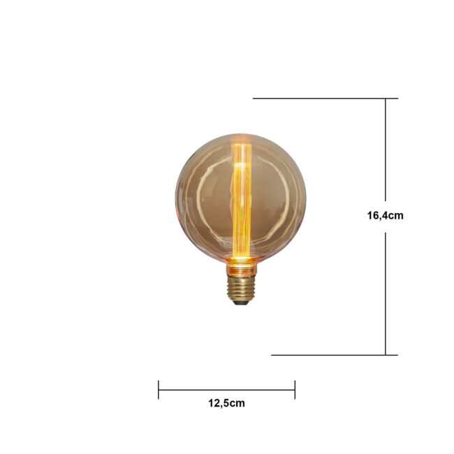 LED-lampa E27 G125 Decoled New Generation Classic Mood - Bild 14