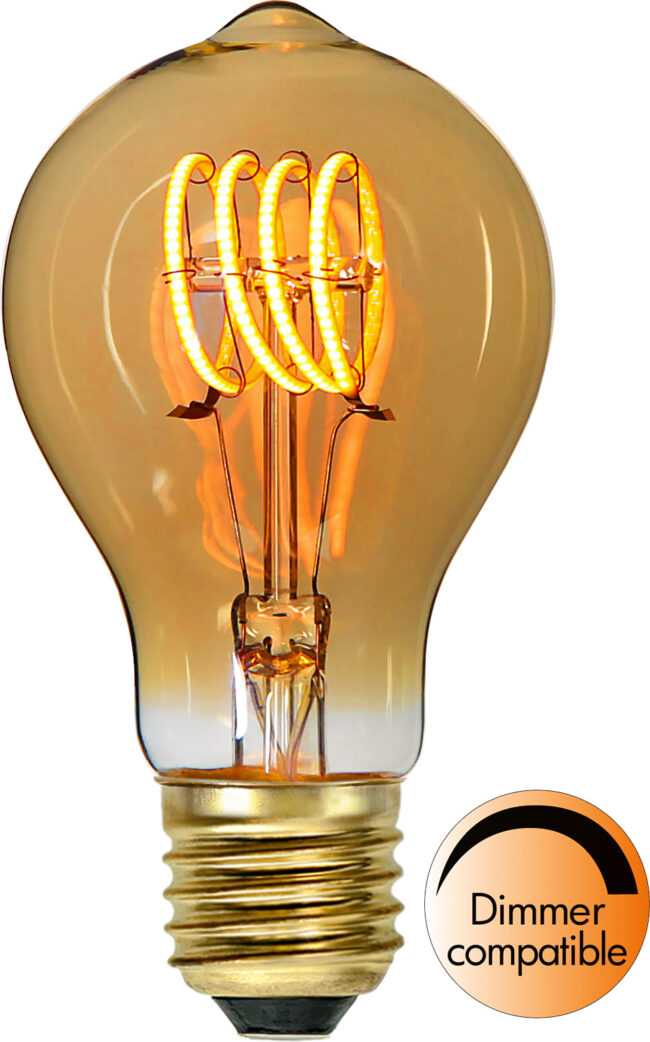 LED-lampa E27 TA60 Decoled Spiral Amber - Bild 8