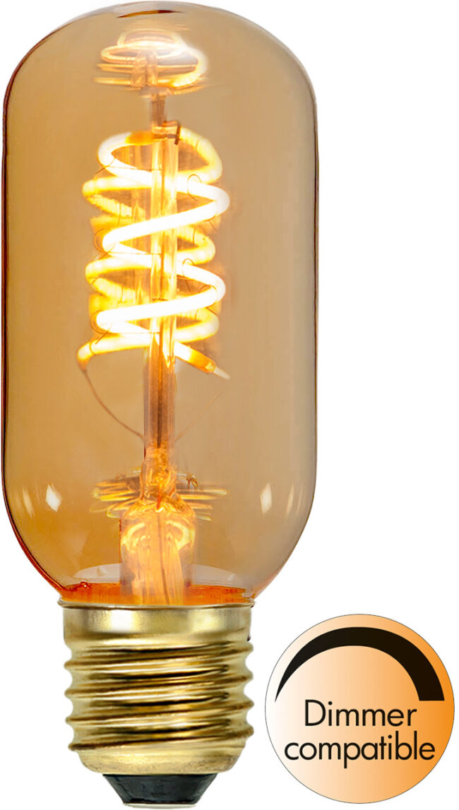 LED-lampa E27 T45 Decoled Spiral Amber - Bild 5