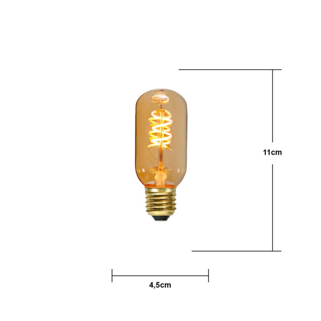 LED-lampa E27 T45 Decoled Spiral Amber - Bild 11