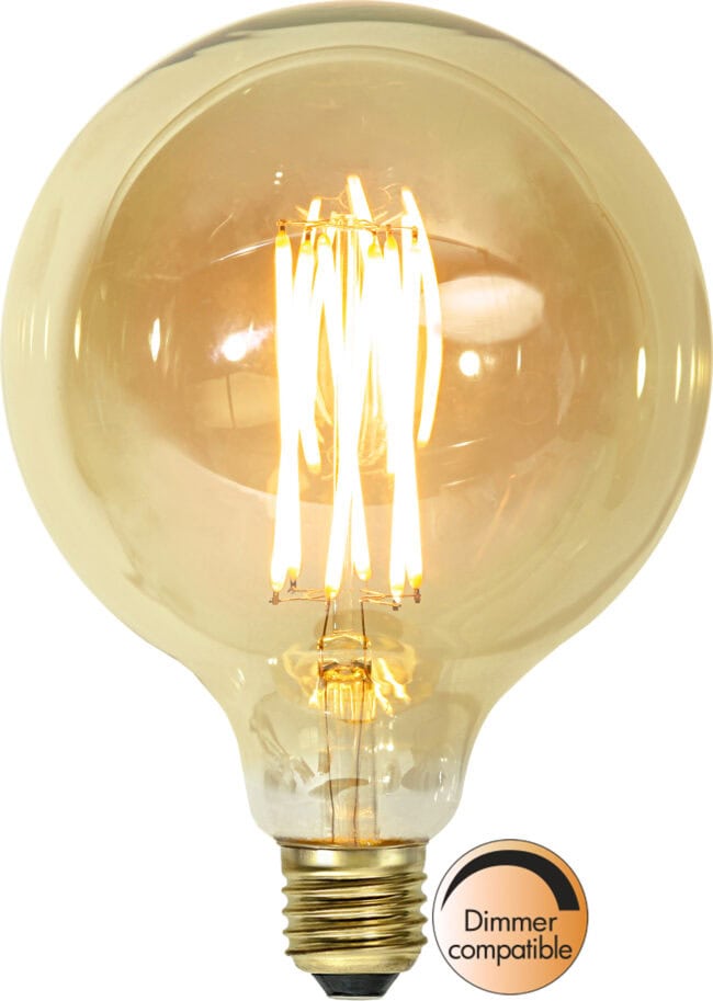 LED-lampa E27 G125 Vintage Gold - Bild 9