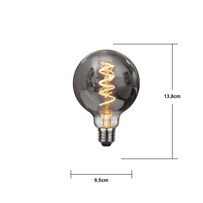 LED-lampa E27 G95 Decoled Spiral Smoke - Bild 10