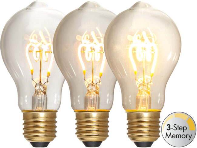 LED-lampa E27 TA60 Decoled Spiral Clear 3-step memory - Bild 9