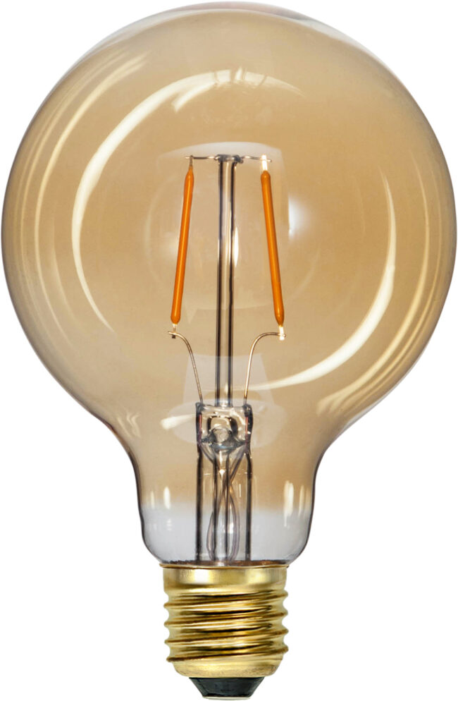 LED-lampa E27 G95 Plain Amber - Bild 4