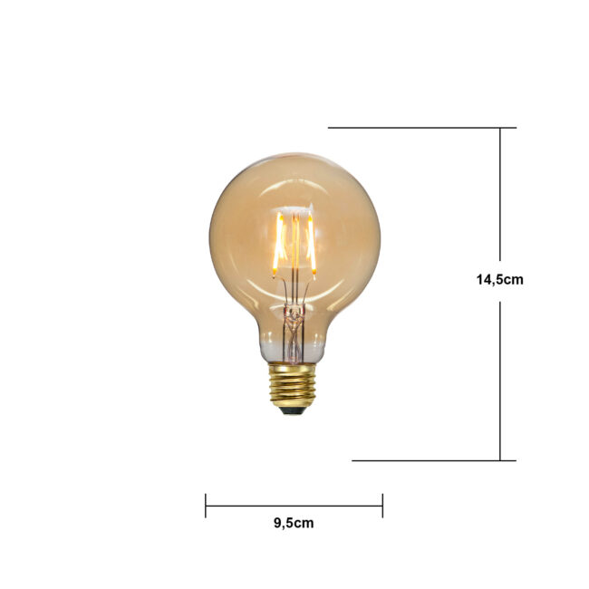 LED-lampa E27 G95 Plain Amber - Bild 15