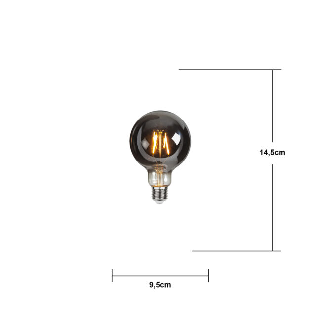 LED-lampa E27 G95 Plain Smoke - Bild 23