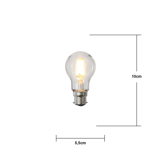 LED-lampa B22 A55 Outdoor Lighting PC Cover Filament - Bild 8