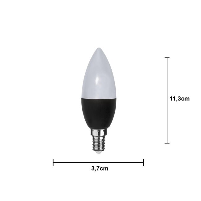 LED-lampa E14 C37 Flame - Bild 7