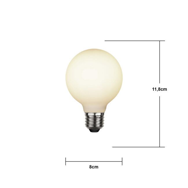 LED-lampa E27 G80 Opaque Double Coating - Bild 50