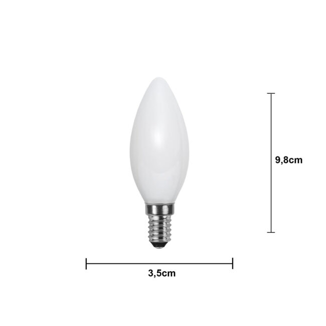 LED-lampa E14 C35 Opaque Filament RA90 - Bild 9