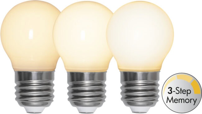 LED-lampa E27 G45 Opaque Filament RA90 3-step memory - Bild 9