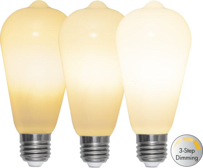 LED-lampa E27 ST64 Opaque Filament RA90 3-step - Bild 7