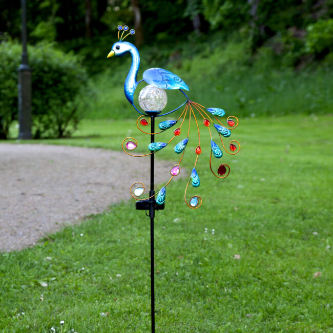 Solcellsdekoration Peacock - Bild 3