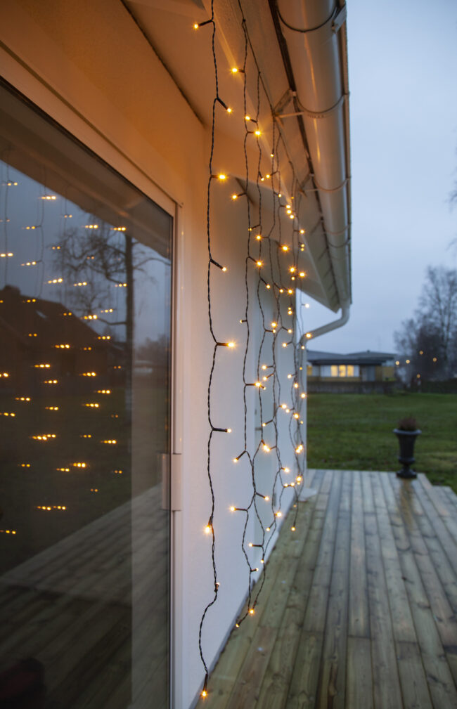 Ljusgardin Golden Warm White - Bild 7