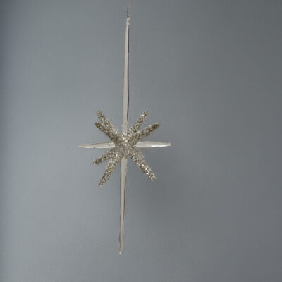 Juldekoration Stjärna glas