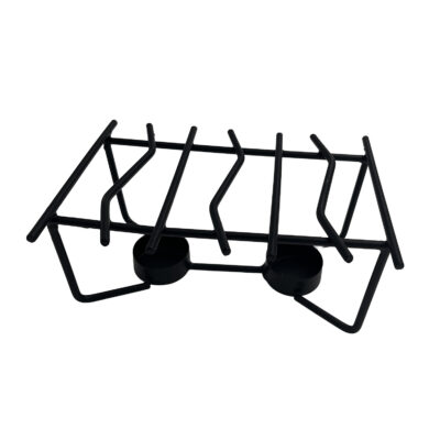 Grytvärmare med plats för värmeljus svart